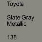 Preview: Toyota, Slate Gray Metallic, 138.